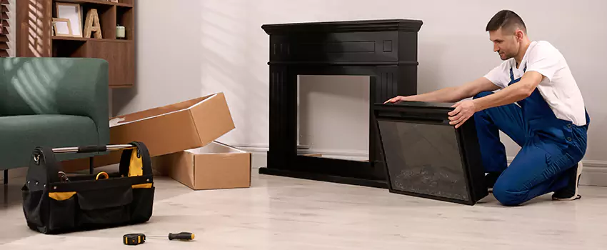 Old Rusted Metal Fireplace Repair And Replacement in Bessemer, AL